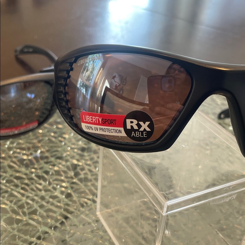 Liberty Sport Black and Brown Sunglasses